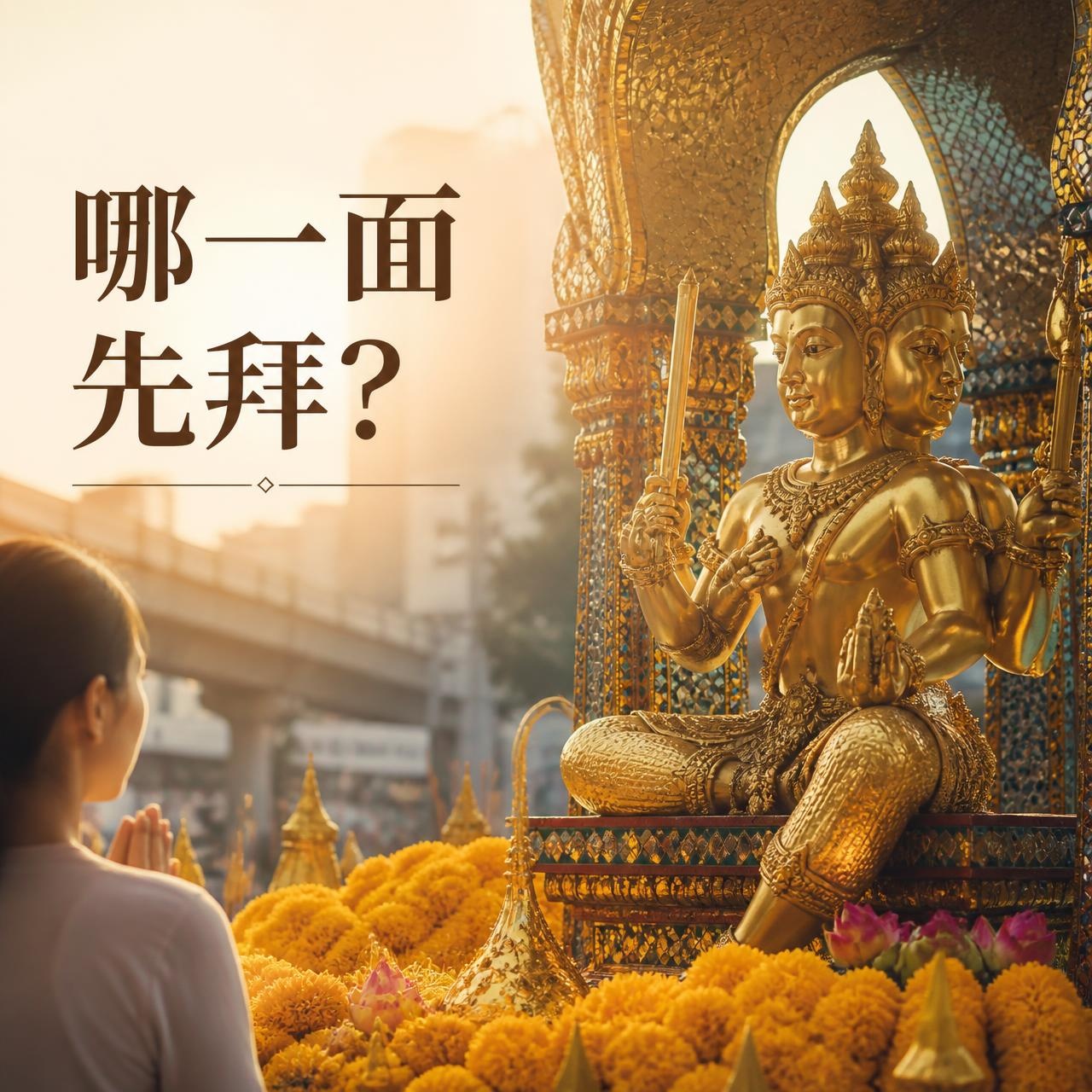 【泰好學】四面佛參拜禮儀指南｜順序、祈求與供品新手懶人包
