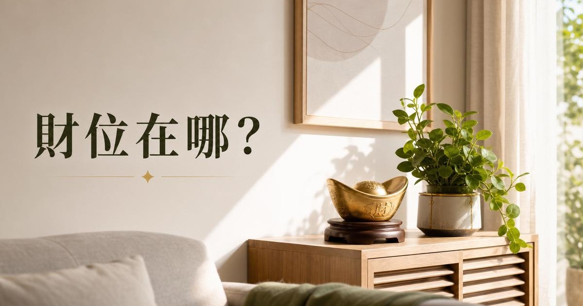 財位怎麼找?居家招財風水佈置與擺設禁忌完整懶人包|開運NOW 文章首圖