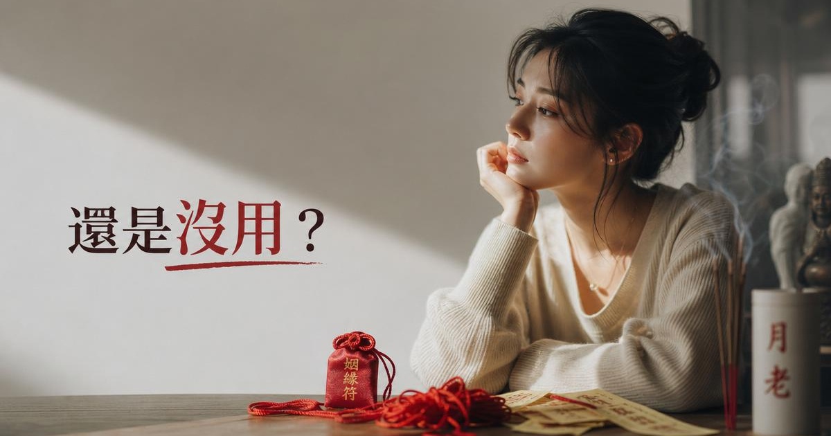 拜遍月老求姻緣還是沒用？專家解析駁婚煞卡住感情的 3 個真相 文章首圖