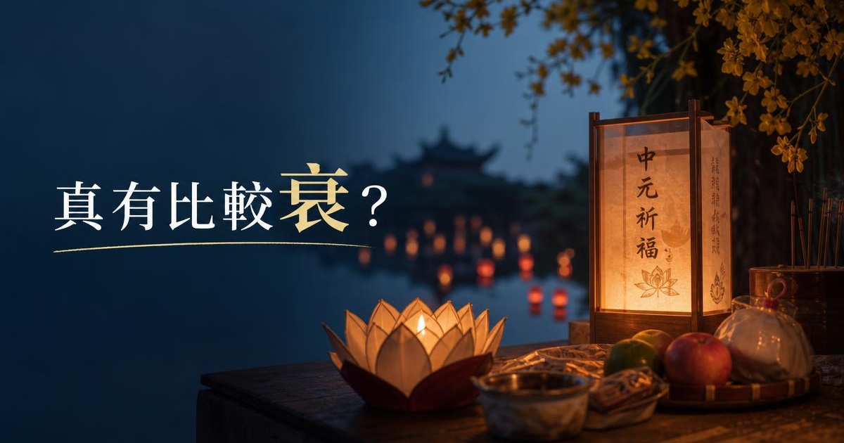 農曆七月真的比較衰嗎?鬼月恐懼的由來與中元節3個真相 文章首圖