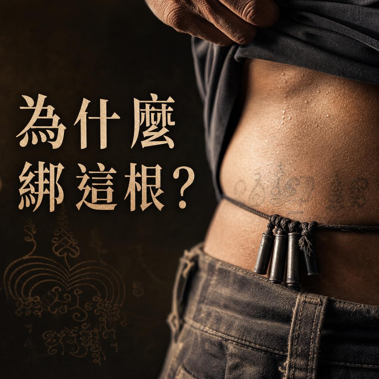 為什麼泰國人腰上綁符管？封起來的護身聖物 3 個真相