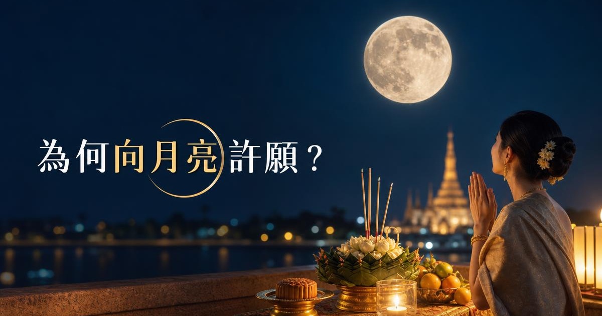 中秋節由來一次看懂:為什麼拜月許願?泰國月神藏著「15」的秘密 文章首圖