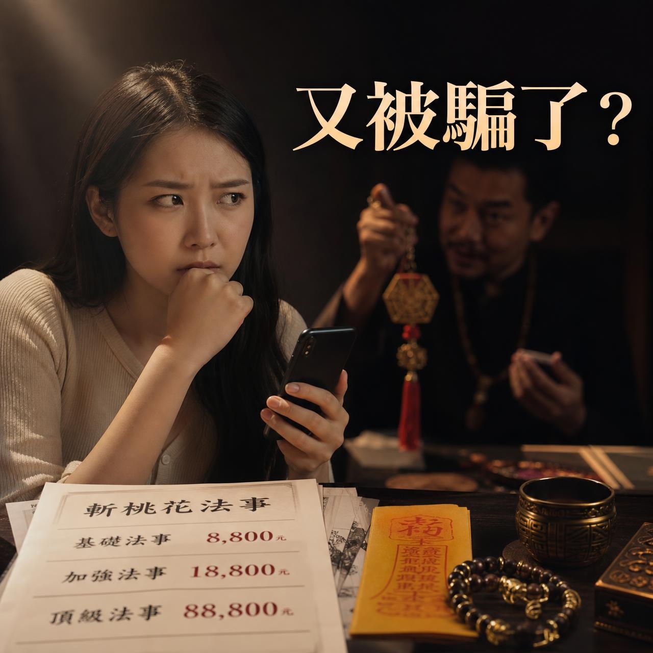 斬桃花被神棍騙千萬？7 個詐騙警訊＋正派法事 5 項檢查清單【2026】