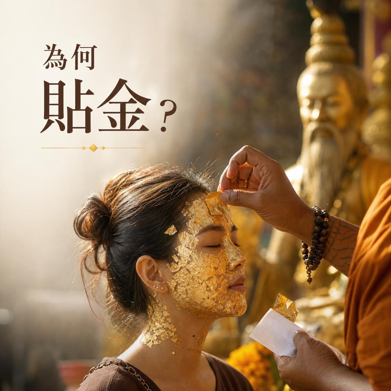 為什麼泰國人往臉上貼金？百萬魯士廟爆紅背後的 3 個信仰邏輯